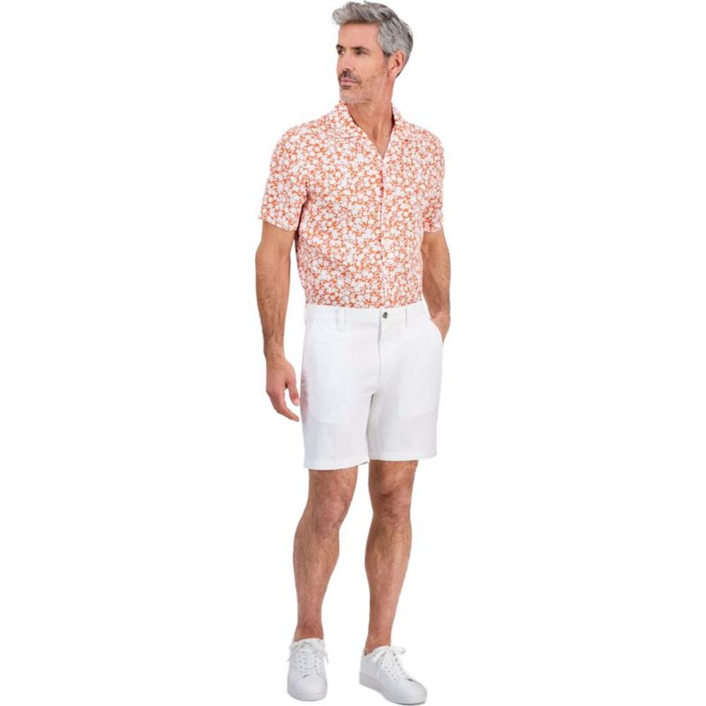Michael Kors Mens Signature Stretch Casual Bermuda Shorts, NWT